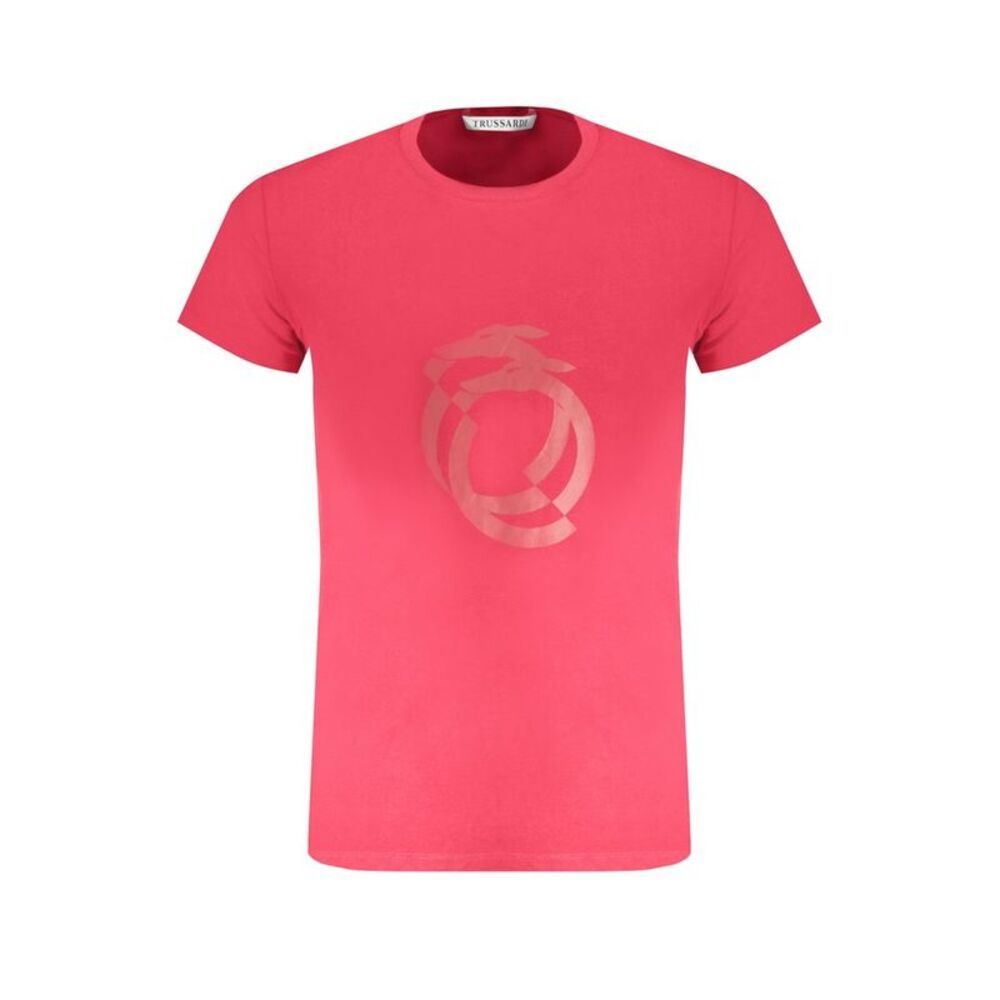 Trussardi Rosso Cotton Men Men's T-Shirt
